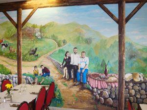 Salle de restaurant – scène de vie